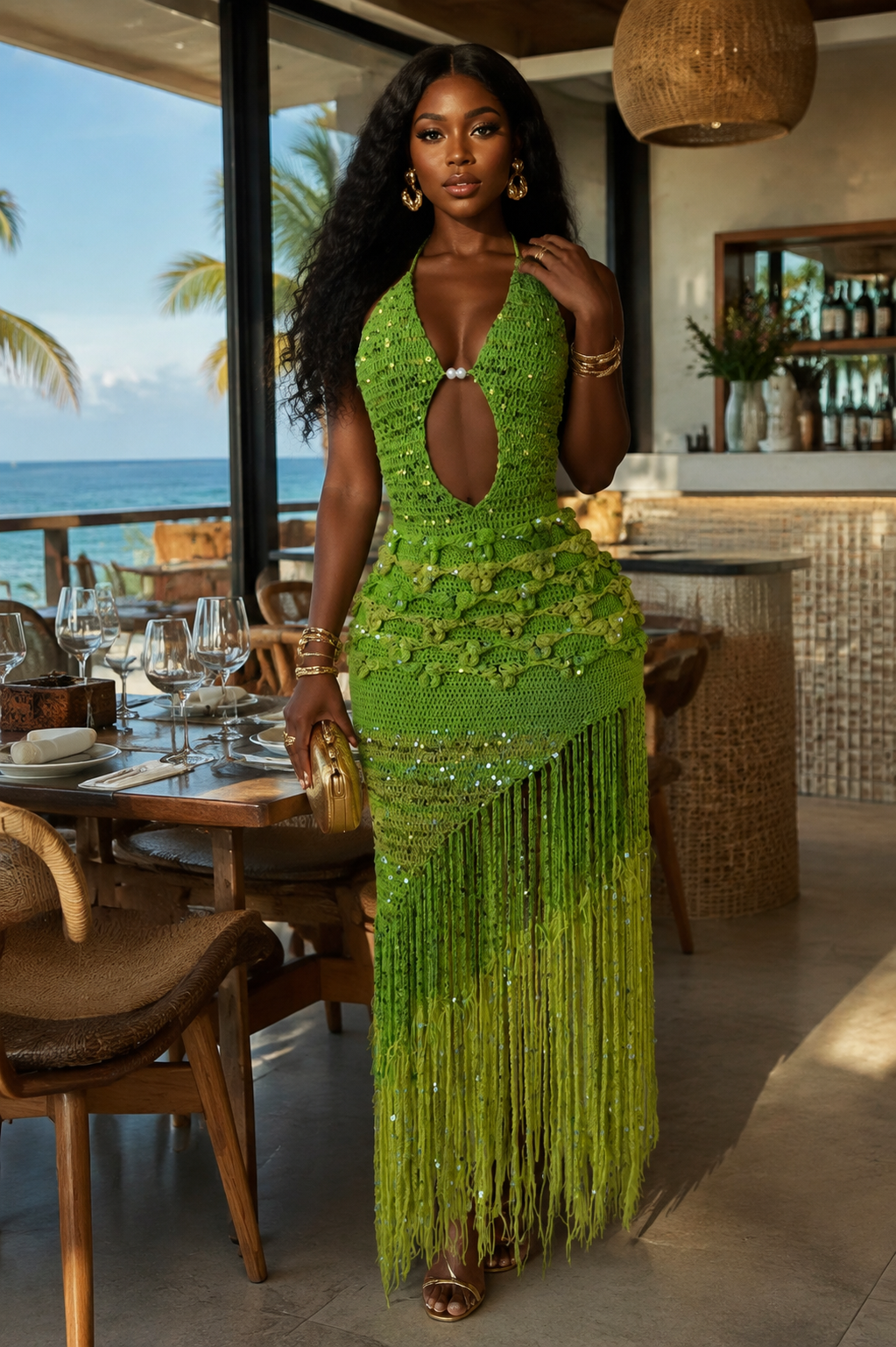 Asymmetrical dress