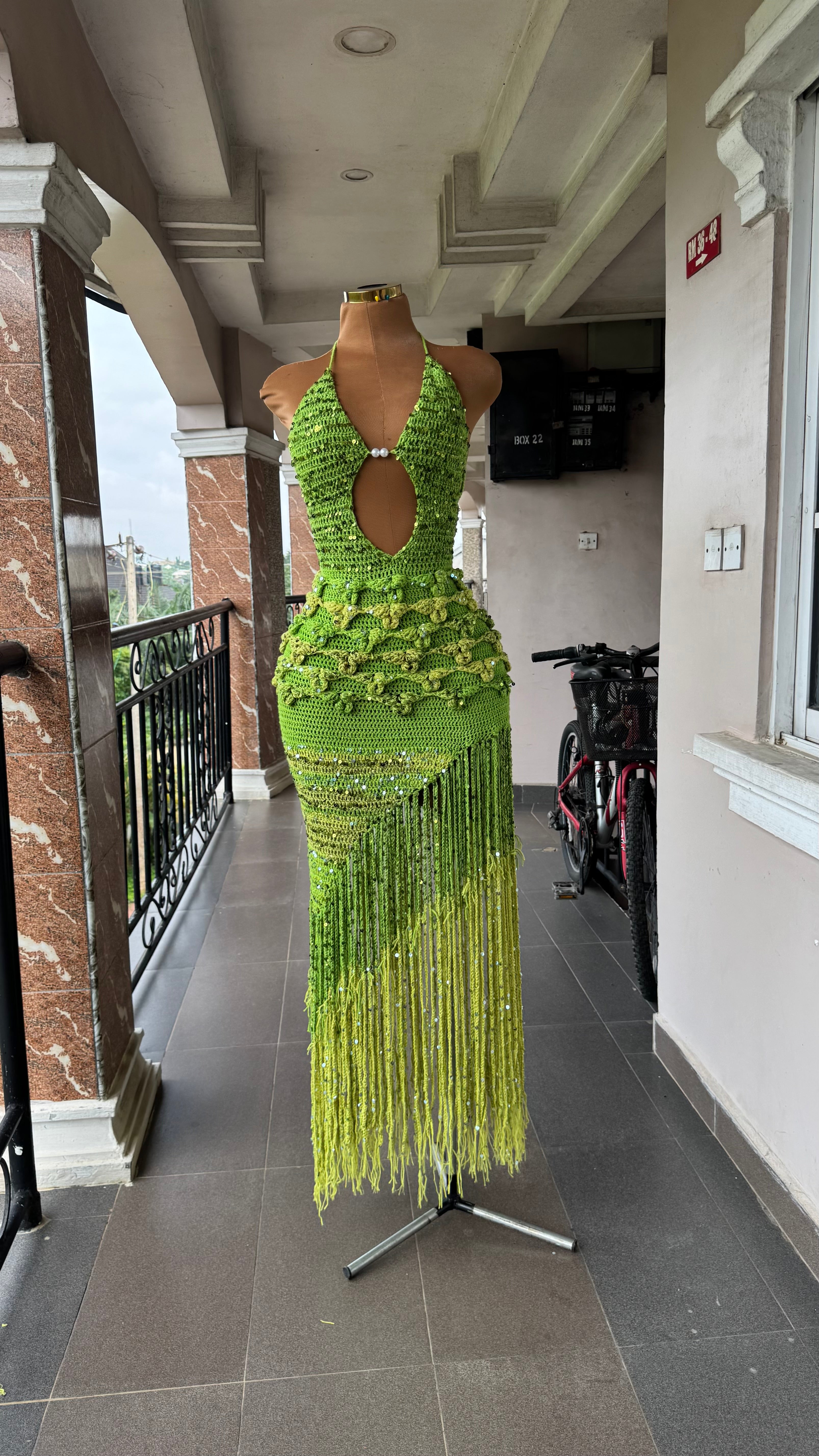 Asymmetrical dress