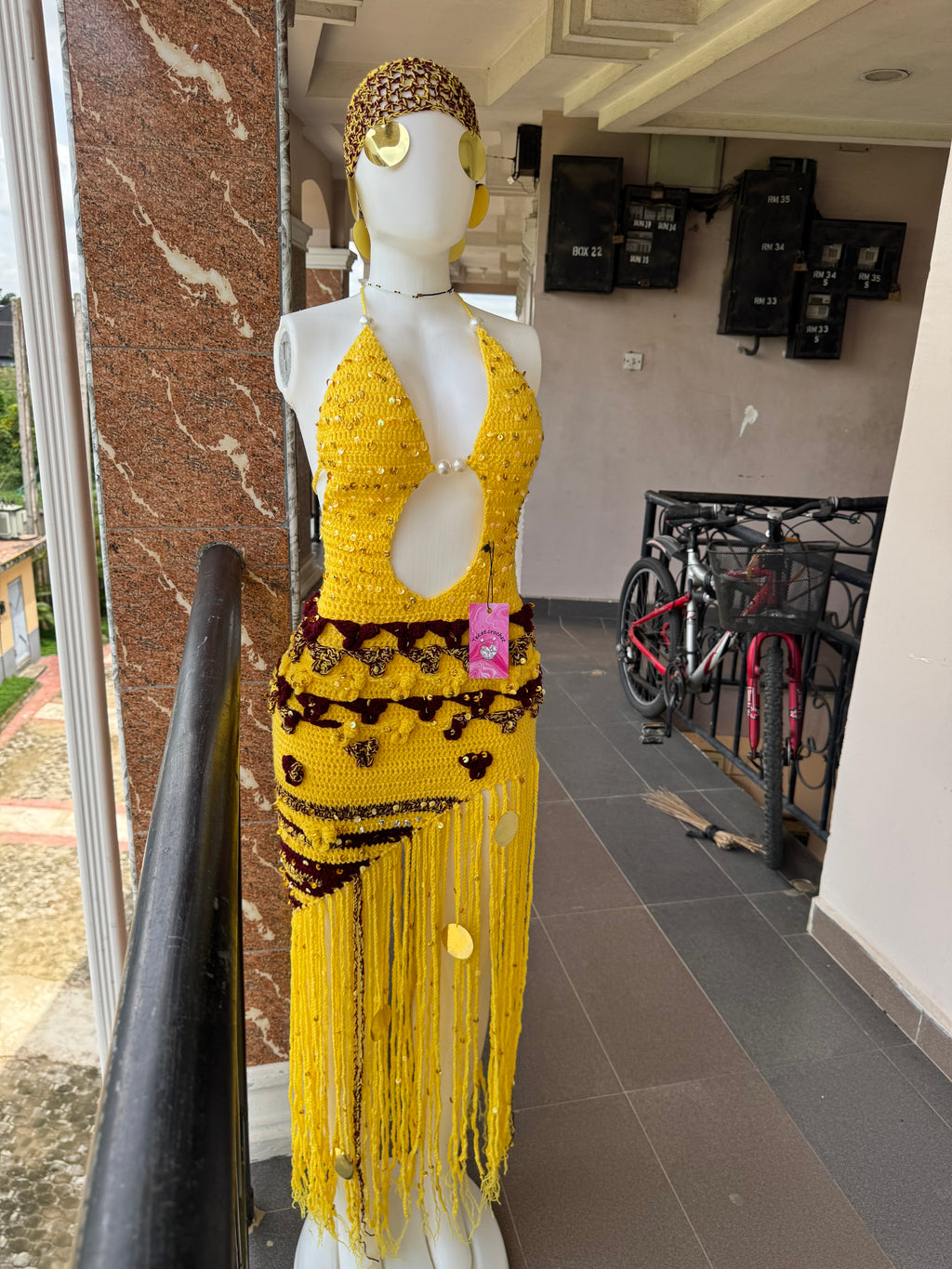 Asymmetrical dress