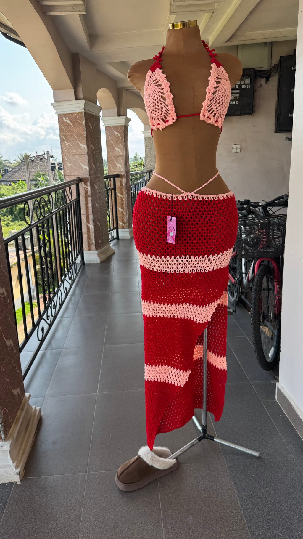 Coral pine set