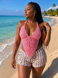 Blush waffle set