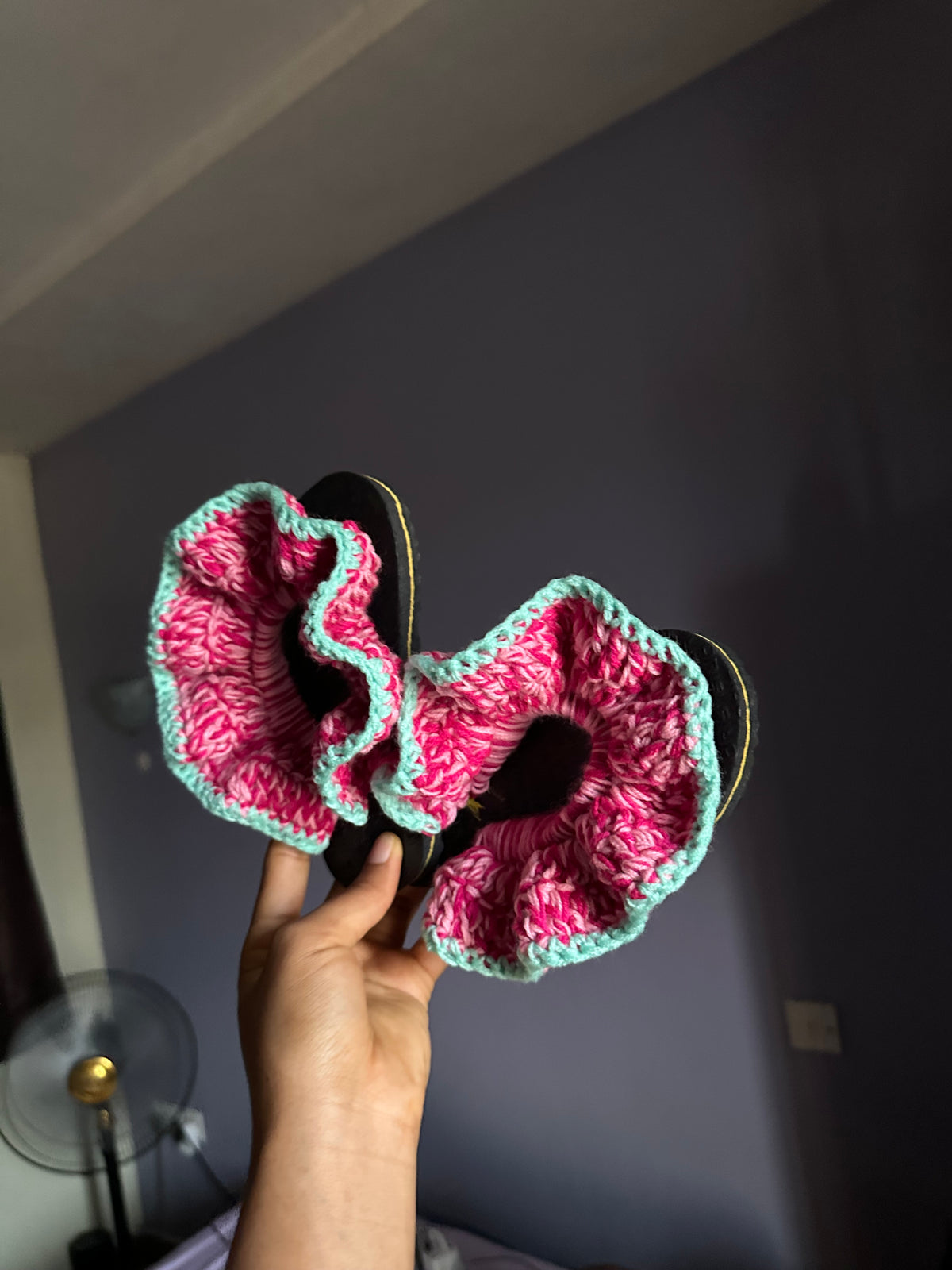 Ruffle flip flop