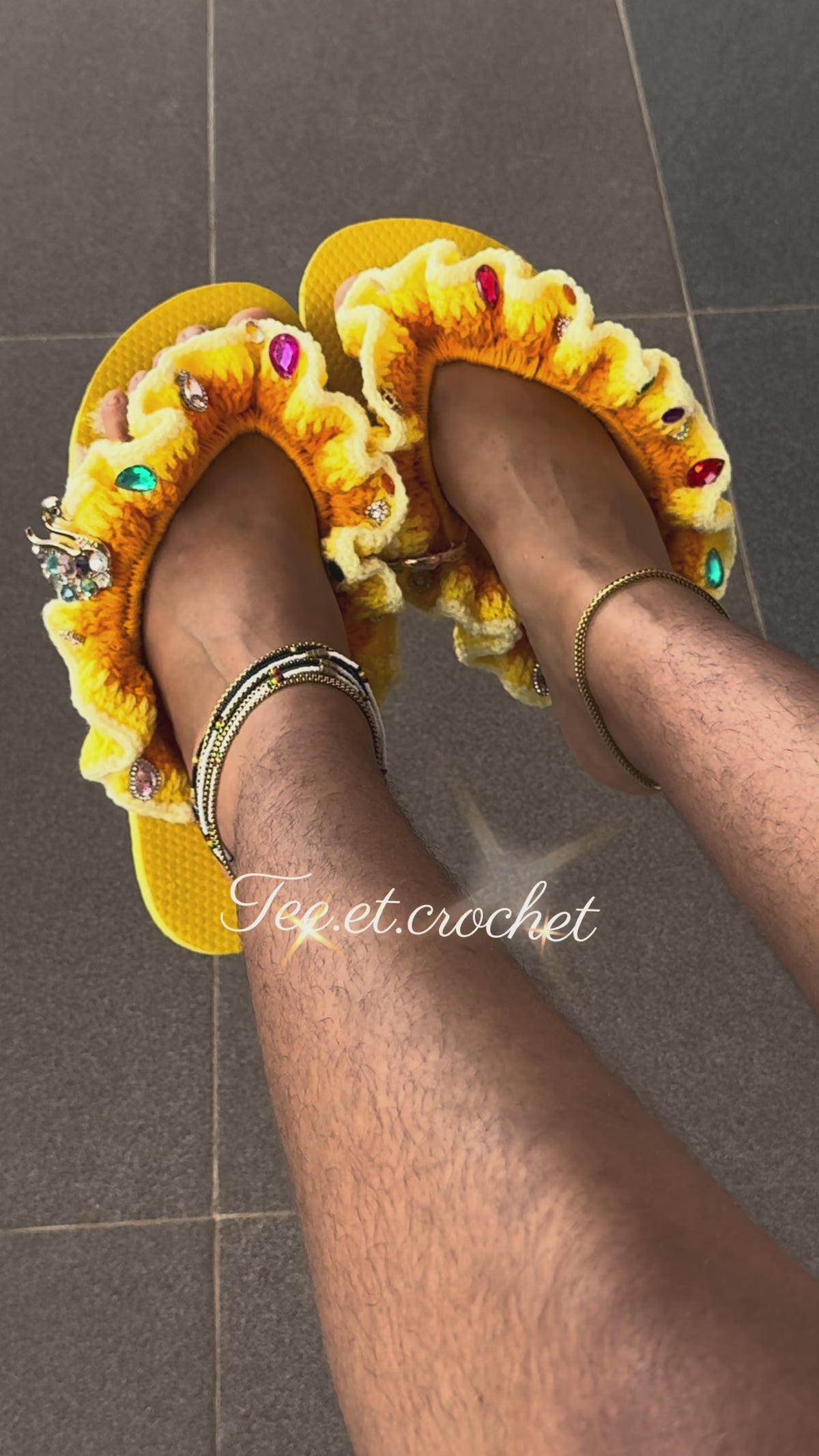 Customized flip flops