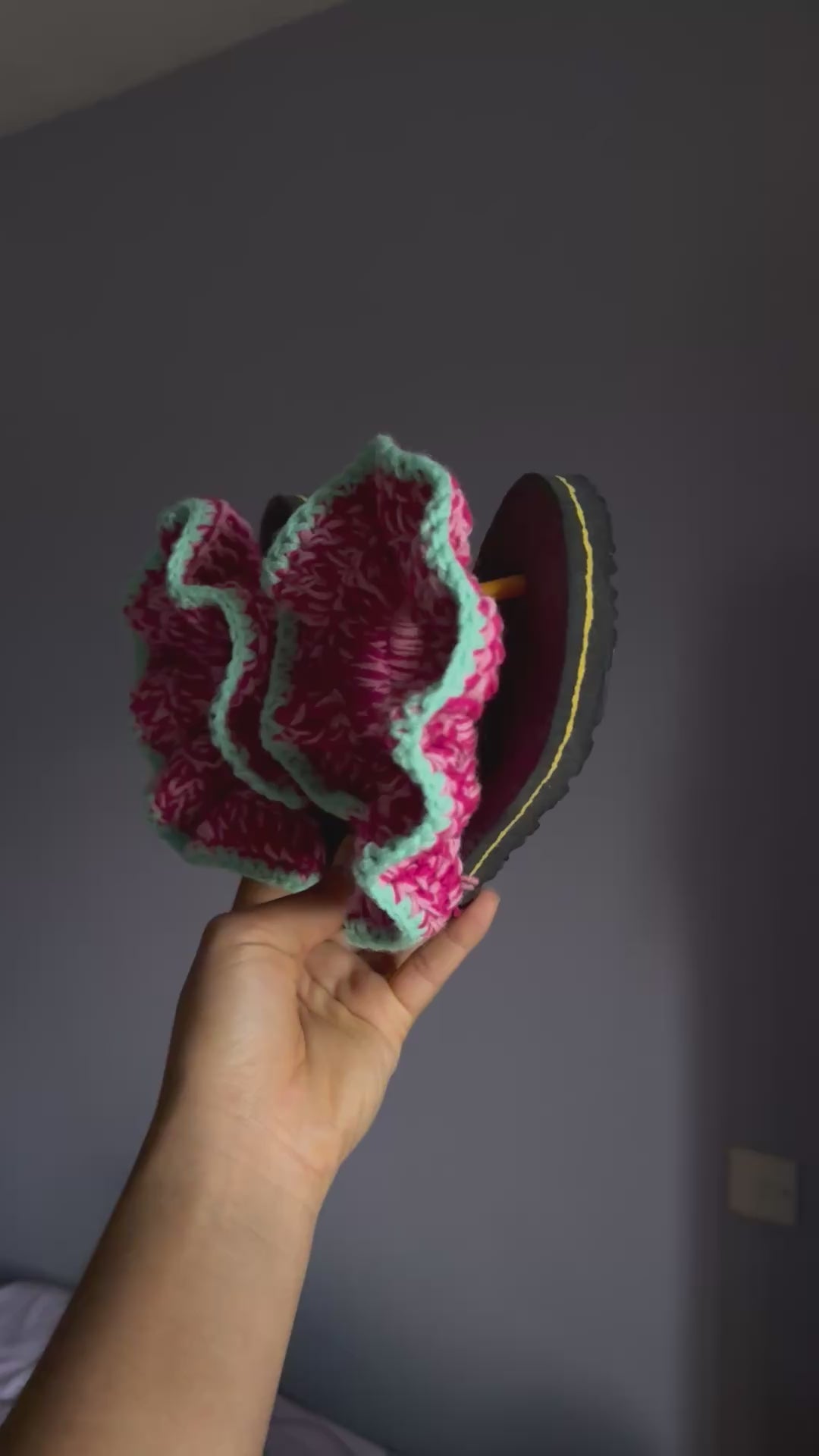 Ruffle flip flop